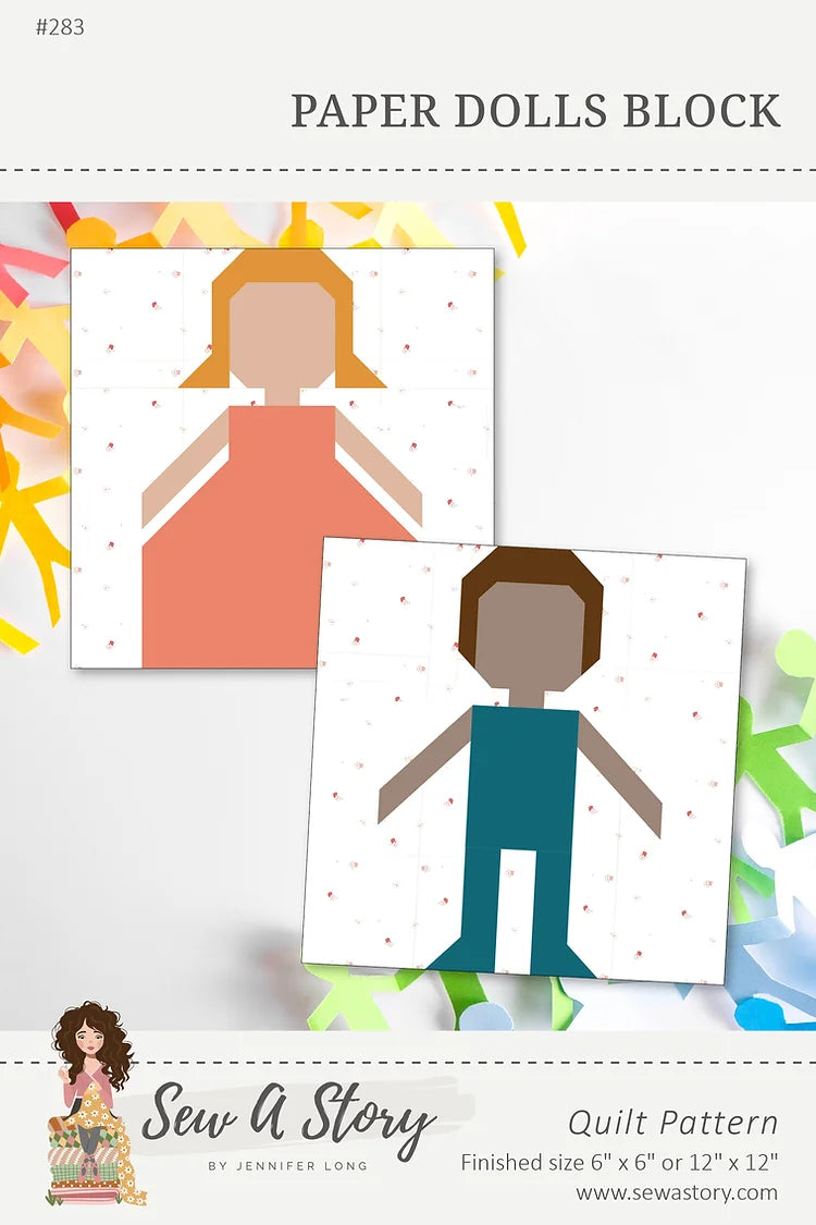 paper-dolls-blocks-a-and-b-sew-a-story for Free Printable Paper Doll Quilt Pattern Paper Dolls Blocks: A and B – Sew A Story for Free Printable Paper Doll Quilt Pattern