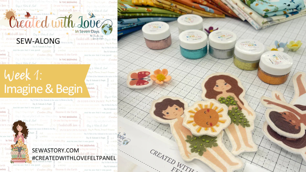 Created With Love Felt Panel SAL: Week 1