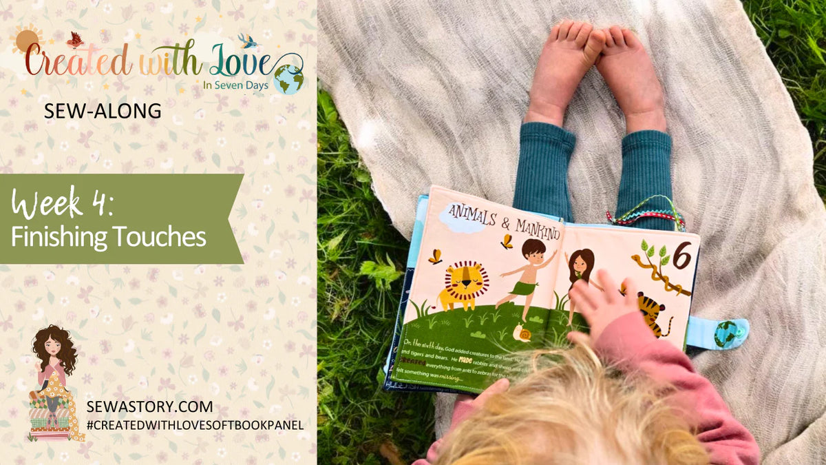 Soft Book Panel Sew-Along – Week 4