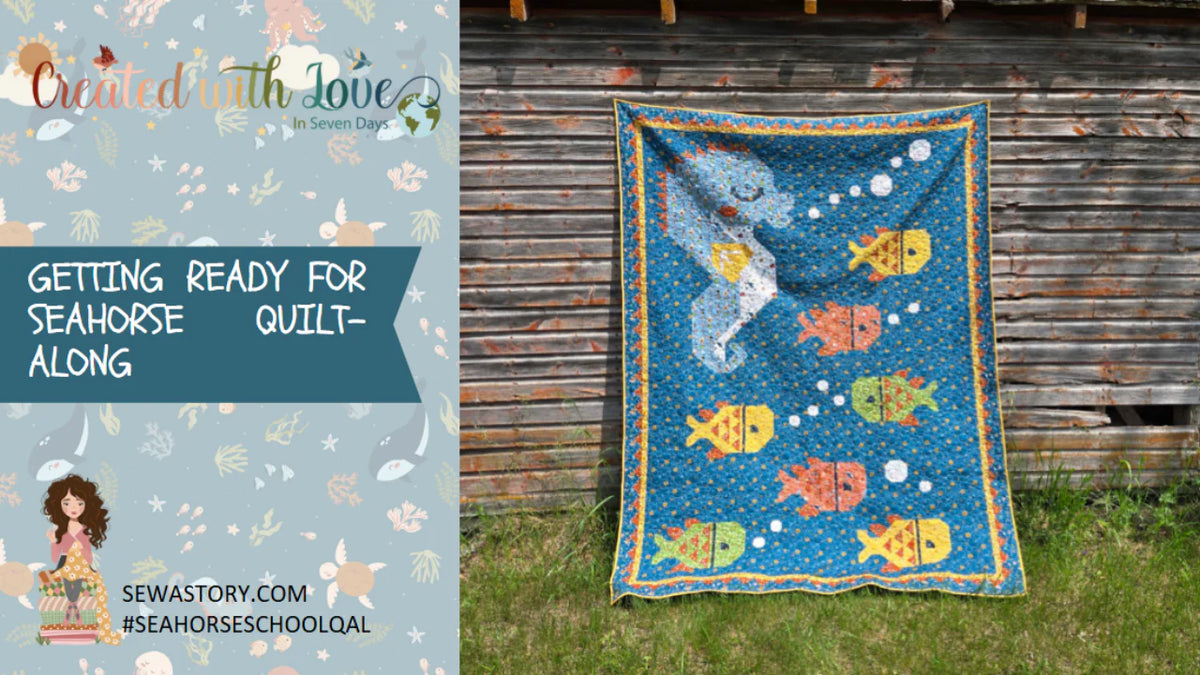 Get Ready for the Seahorse School Quilt-Along!