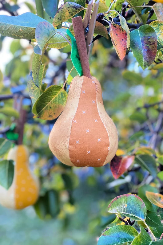 Pear Pouch Pattern Stuffed Pear Pattern – Sew A Story