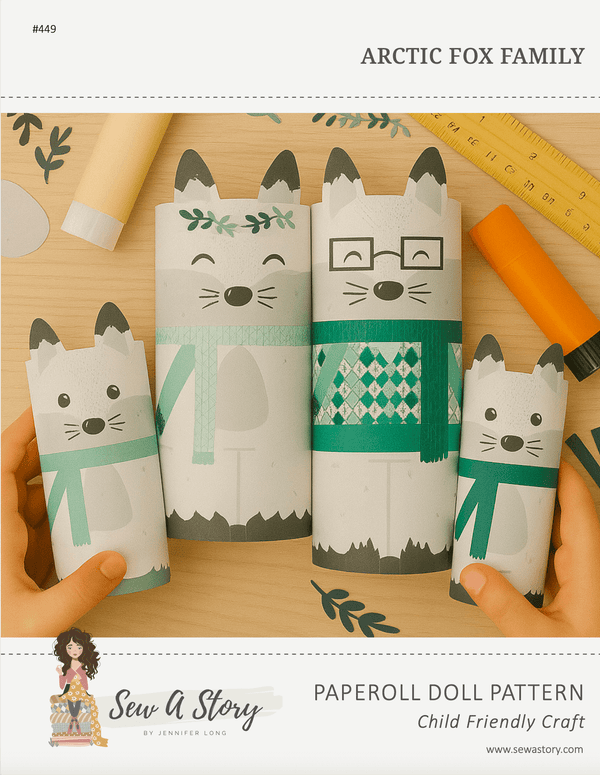 Arctic Fox Paperoll Family