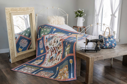 Cherry Tree Lane Panel Quilt – Sew A Story