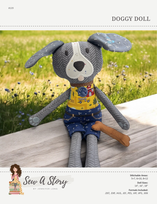 Doggy ITH Stuffed Doll