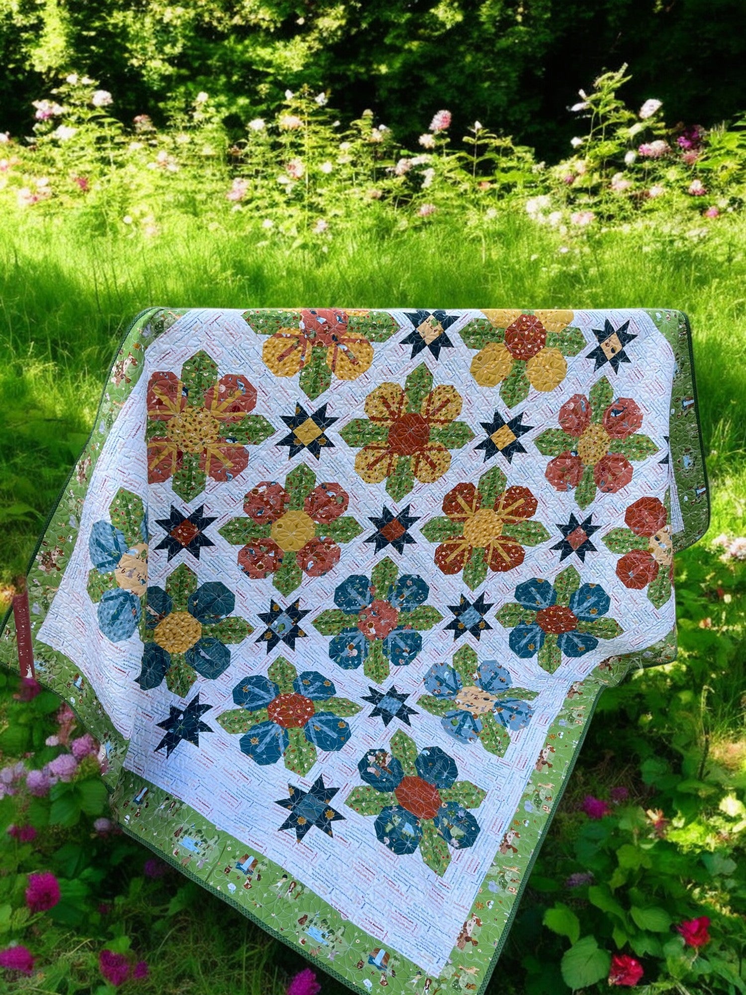 Bloom Where You Are Planted – Digital Quilt Pattern PC
