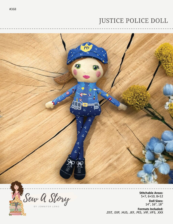 Justice Police Officer Doll