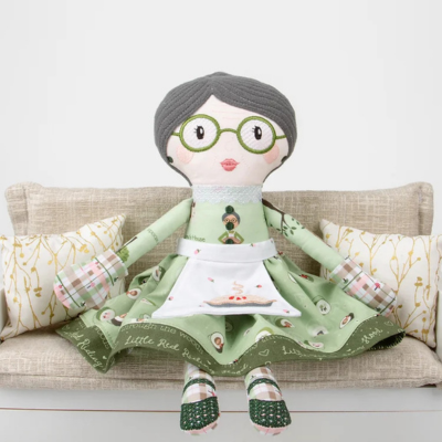 Grandma Machine Embroidery Doll Pattern