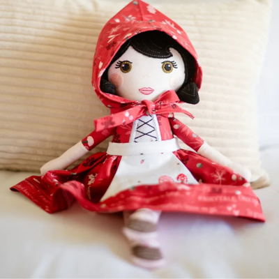 Little Red Machine Embroidery Doll Pattern