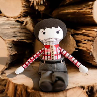 Lumberjack Machine Embroidery Doll Pattern