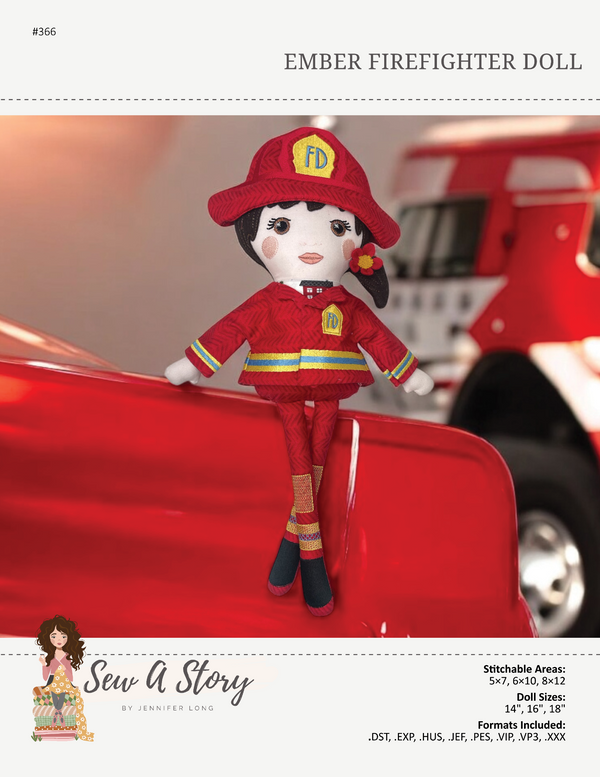 Ember the Firefighter Doll