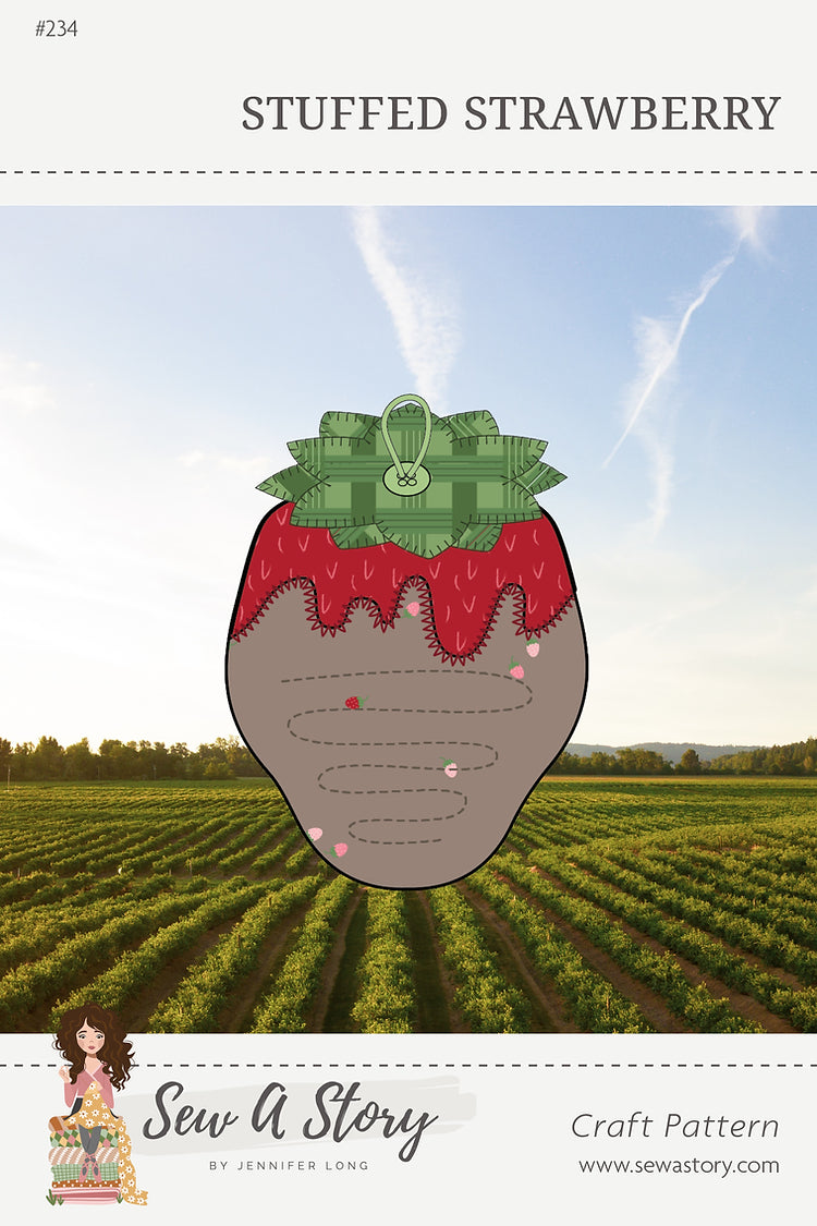 Stuffed Strawberry Pattern – Sew A Story