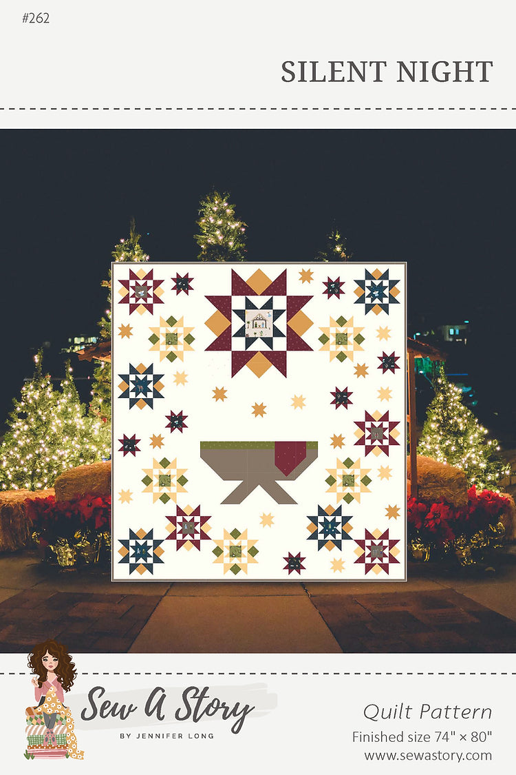 Slient Pattern Silent Night Quilt Pattern – Sew A Story